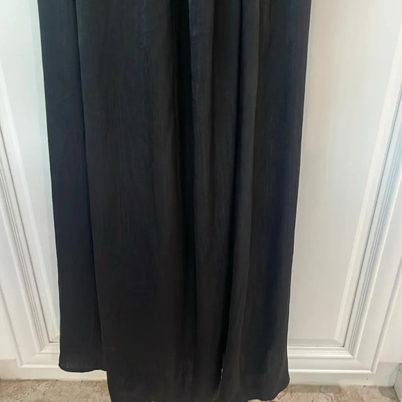 Free People Lexy Dress Long Maxi Boho flowy sleeveless edgy Black size large - Picture 5 of 15